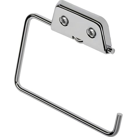Geesa Toilettenpapierhalter Hotel - Klopapierhalter, Wc Papierhalter zum Bohren, chrom (1/4)