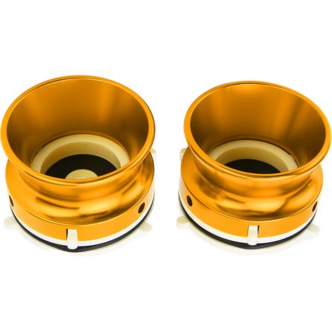 1 paire d'adaptateurs de moyeu NAB professionnels en alliage d'aluminium poli de 25 cm (10 pouces) pour Studer ReVox, Akai et Teac (1/5)