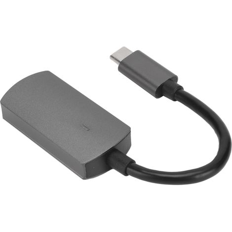 Adaptateur USB-C vers interface multimédia HD 4K 60 Hz, station d'accueil portable en aluminium gris pour téléphones portables et ordinateurs. (1/5)