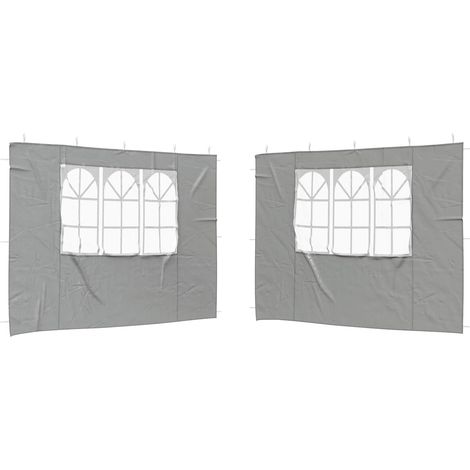Panel lateral de tienda para fiestas 2 pcs 300 x 195 cm vidaXL (1/5)