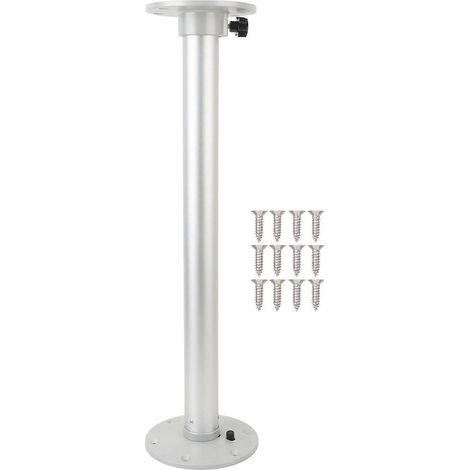 Cadre de table en alliage d'aluminium de 750 mm pour camping-cars, finition mate, pieds détachables et extensibles, convient aux camping-cars, véhicules utilitaires, fourgons aménagés et yachts. (1/5)