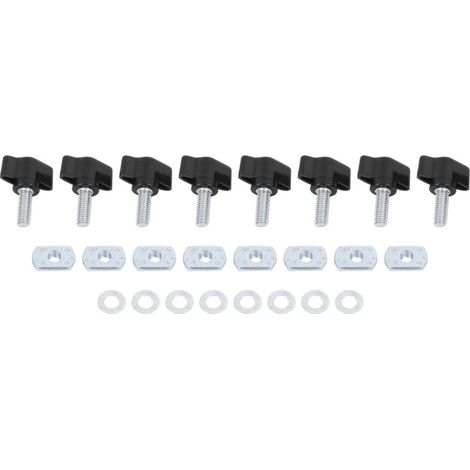 Kit de fixation rapide pour toit rigide avec écrou à vis pour Jeep Wrangler YJ TJ JK M8 25 mm 9516 (1/5)
