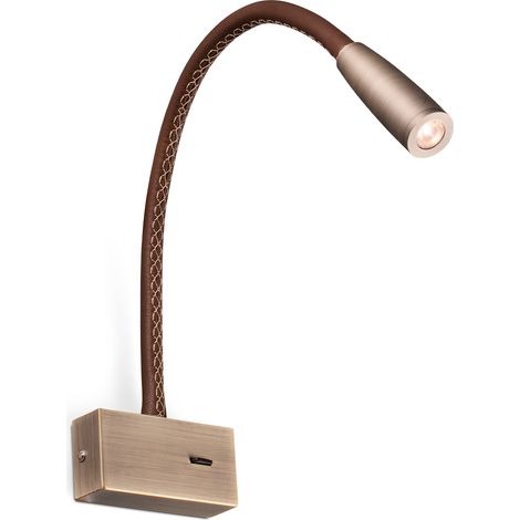 LEAD Aplique lector bronce