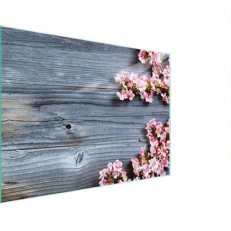 Planche à découper en verre 30x22 bois (1/5)