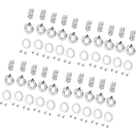 Attaches à verrouillage par torsion, bouton tournant, œillet et vis de montage pour boutons de fixation marins en toile (1/5)