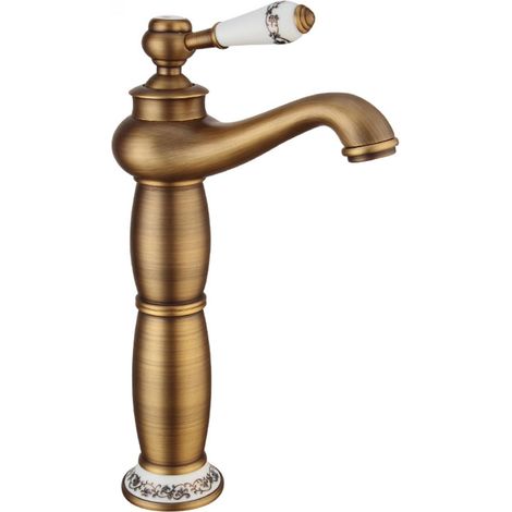 Robinet de lavabo, surélevé, monocommande, monotrou, eau froide (1/5)