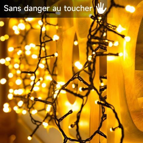 Guirlande Lumineuse Solaire - 200 LED - 20 M - IP65 - 8 à 10 H Autonomie - Extérieur Jardin Terrasse (1/4)