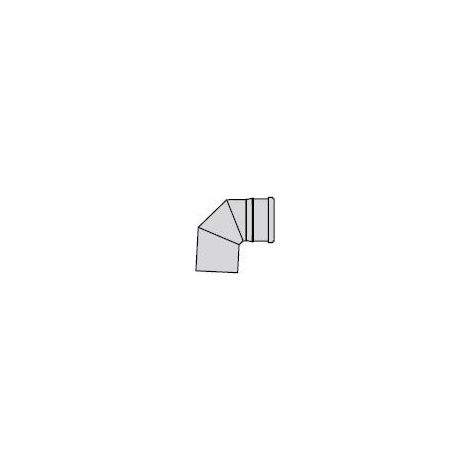 Vaillant Curva a 87 gradi Condotto aria/fumi per caldaia a condensazione, PP, 80/125 mm, 303210