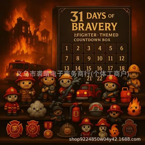 Creative New 31 Days of Bravery Themed Countdown Box - Themed Countdown Box -