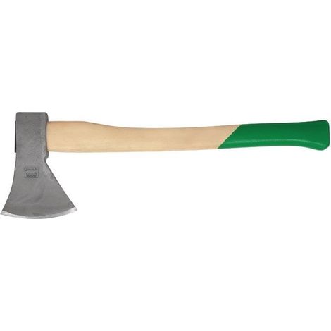 Hache modeco mn-64-094 manche bois tête acier forgé 1,25kg 700mm