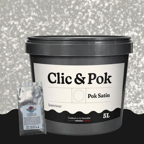 Peinture Effet Pailleté pour Murs & Plafonds - POK PAILLETTE - 5L - Aigle (1/4)