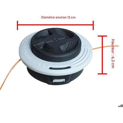 Tête de débroussailleuse compatible avec Stihl FS 55 / 56 / 70 / 94 / 91 / 111 / 131 / 240, fixation M10 x 1,0, référence 4002710 2137 (1/5)