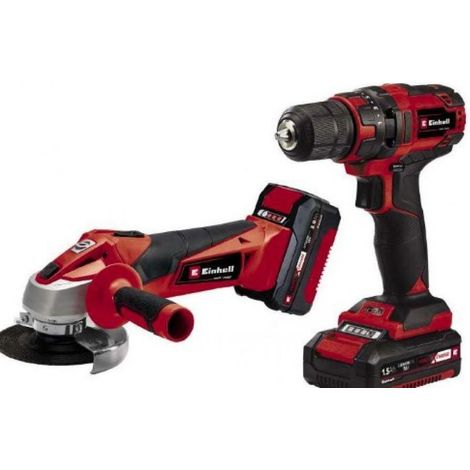 Kit TC-TK 18 Einhell Trapano Avvitatore TC-CD 18/35 Smerigliatrice TC-AG 18/115 (1/10)