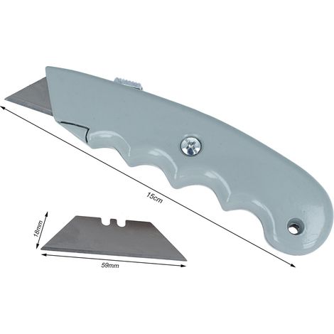 Taglierino Professionale Coltello Multiuso Impugnatura Ergonomica Con Anello Di Fissaggio (1/3)