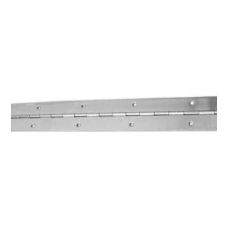 Charnière à piano inox A2 (au mètre) - largeur: 32 - epaisseur: 1,5