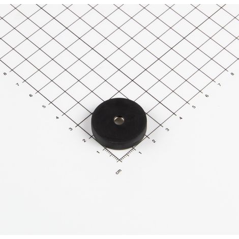 Magna-C Gummiertes Magnetsystem Ø28,5x6,5mm mit konischer Senkung (1/3)
