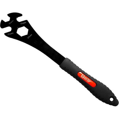 BOY Fahrradpedalschlüssel mit extra langem Griff für Rennräder und Mountainbikes, Werkzeug für Montage, Demontage, Austausch und Reparatur. (1/5)