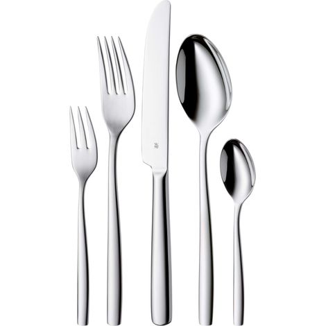WMF Posate per Bambini, Alluminio, Grigio, Palma 60-Teilig, 12 unità (1/5)