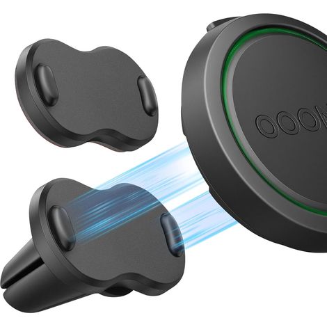 Magnetic Car Fan Mount Compatible with OOONO CO-Driver NO2, 2 Pieces Adhesive + Magnetic Car Fan Holder for OOONO CO-Driver NO2 (1/5)