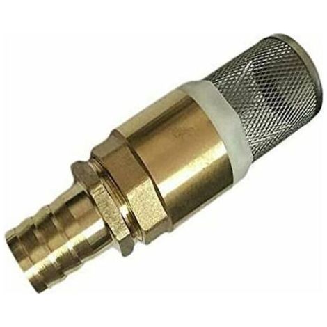 Filtre à clapet anti-retour - avec filtre en acier inoxydable et clapet anti-retour / clapet anti-retour / clapet anti-retour de pompe 88 x 37 mm (1/5)