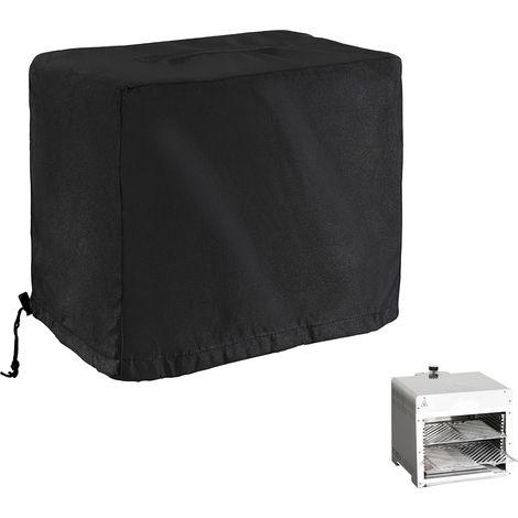 Housse de protection pour barbecue infrarouge portable, noire, 43 x 43 x 38 cm, imperméable, adaptée au four à steak, à la salamandre, au four à propane et au gril portable (1/5)