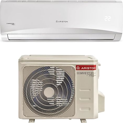 ariston inverter-klimagerät serie prios 9000 btu c 25 mud0 r-32 wi-fi optional klasse a++/a+ (1/4)