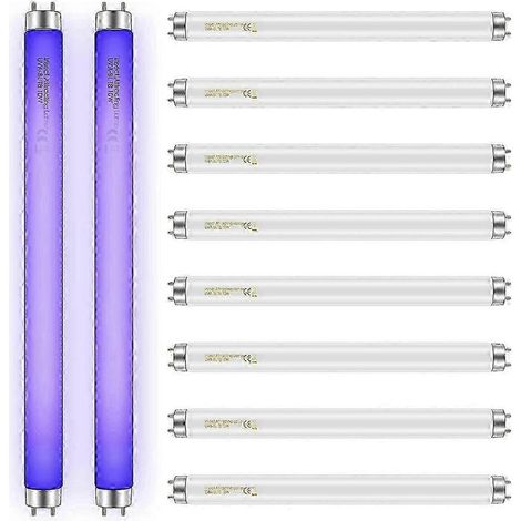Lotto di 10 lampadine da 10 W per insetti distruttivi all'interno 20 W, BL T8 F10W (1/5)