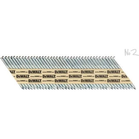 [NEUWERTIG] B-Ware Dewalt Streifennagel Nagel Ringschaft 33 Grad Galvanisiert Holzbau 2200 Stück