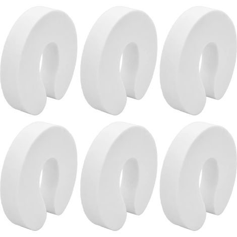 Butée de porte, lot de 6 butées de porte en mousse, butée de porte en mousse pour les doigts, butée de porte (1/5)