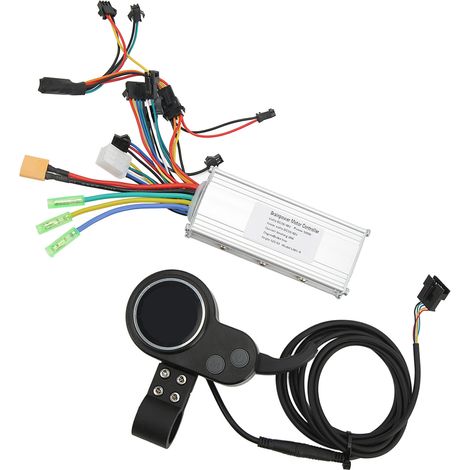 Kit de contrôleur sans balais pour vélo électrique avec écran LCD, pièces et accessoires pour moteur de vélo/scooter 36/48 V 500 W (1/5)