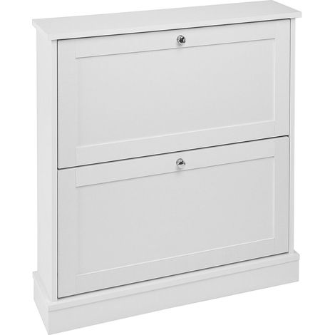Schuhschrank CHELAN Weiß (1/5)