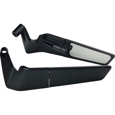 par de espejos retrovisores para motocicleta, espejos laterales giratorios y ajustables para motocicletas todoterreno, quads y scooters, alta definición (1/4)