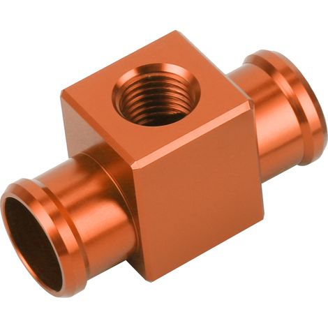 Kit de thermostat de radiateur à tube droit avec interrupteur de température d'eau pour motos, véhicules tout-terrain et quads, orange (1/5)