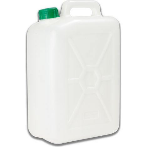 Tanica per uso alimentare in plastica polietilene atossico "Ecoplast" bianco -30 litri (1/2)