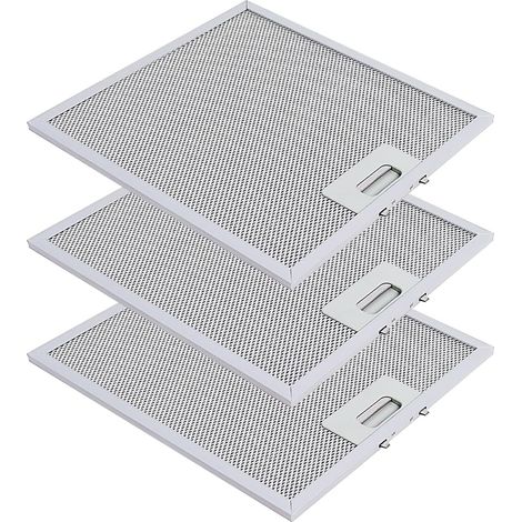 Filtre Hotte Extractrice 305mm x 267mm Filtre à Graisse Métallique Compatible avec Elica Hotte Extracteur de Cuisine par (3 Pièces) (1/5)