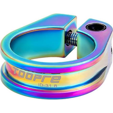 Bicycle Saddle Clamp Aluminum Alloy Quick Release for Mountain Bike Saddle Tube 31.8mm Multicolor (1/5)