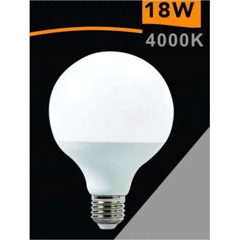 Lampadina Led 18 W Lampada Globo Sfera Luce Naturale 4000k E27 G95 (1/3)