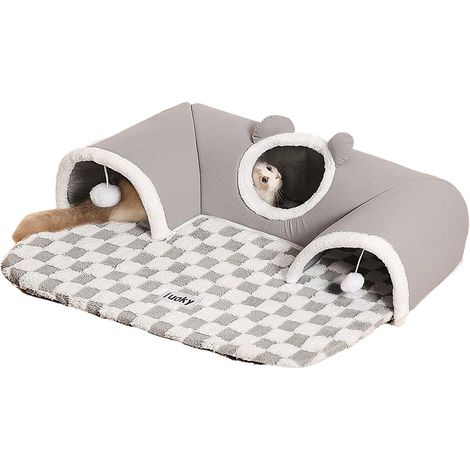 de jeu pour chat Tunnel dintrieur trois trous pour chat (1/5)