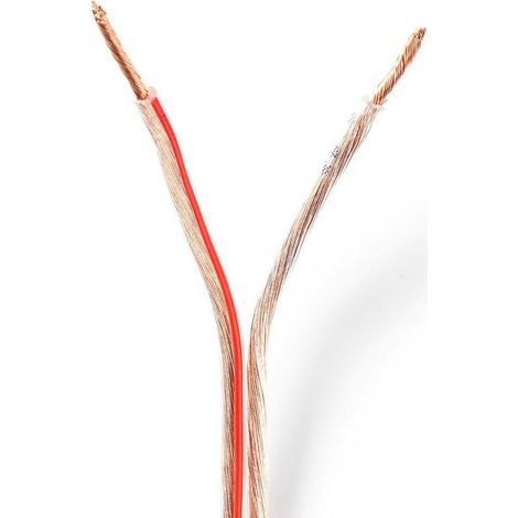 Cable hogtalar 2x 150 mm acc 1000 metros ronda pvc transparente embalsamar
