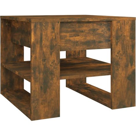 Maison Exclusive - Mesa de centro madera de ingeniería roble ahum (1/5)