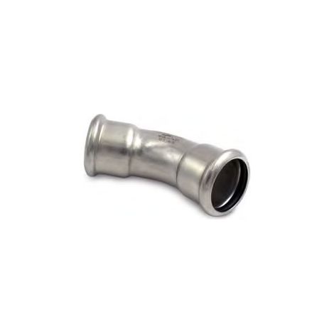 181/450 Curva 45° FF ø76,1 inox 316L a pressare 181076450
