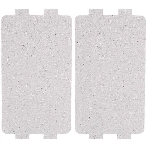 2 Stück Glimmerplatte, Mikrowellenplatte, Mikrowellen-Glimmerplatte, Ersatzplatte, Mikrowellen-Wellenleiter-Reparaturzubehör, Küchenmikrowelle (1/5)