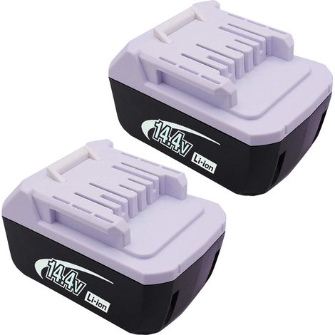 (2 pièces) Batterie Pour Makita BL1440G 14,4V 4,0AhBL1411G BL1415G 196375-4 HP347 HP347D JV143D UR140 lithium (1/5)