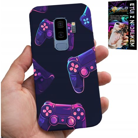 Coque pour Samsung Galaxy S9 Plus - Coque pour gamers, motifs de jeux et effet métallisé (1/5)