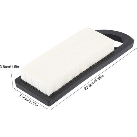 Filtre à air pour moteurs Briggs & Stratton 697153, 698083, 795115, 653202, 695547 et 697014 (14-17,5 CV). (1/5)