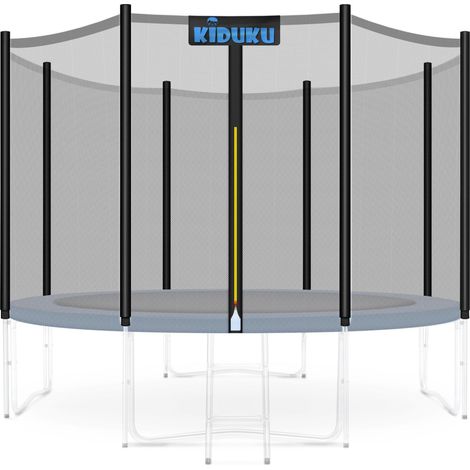 KIDUKU® Sicherheitsnetz Fangnetz Schutznetz Netz für Trampolin Ersatznetz 427 cm - 8 Stangen