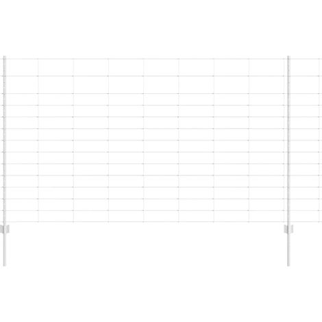Maison Exclusive - Wildzaun mit Pfosten 50 x 1,4 m (B x H) Feuerv