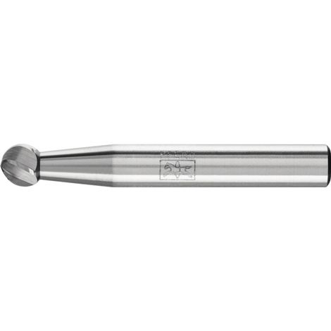 PFERD TOOLS Hartmetall Hochleistungsfrässtift ALU Kugel KUD Ø 06x05mm Schaft-Ø 6mm für Alu/NE Metalle (1/4)
