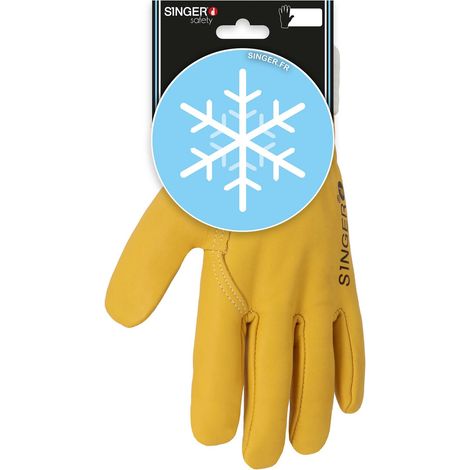 Gants cuir froid rembourré type maîtrise - SINGER - CFJORD  T11