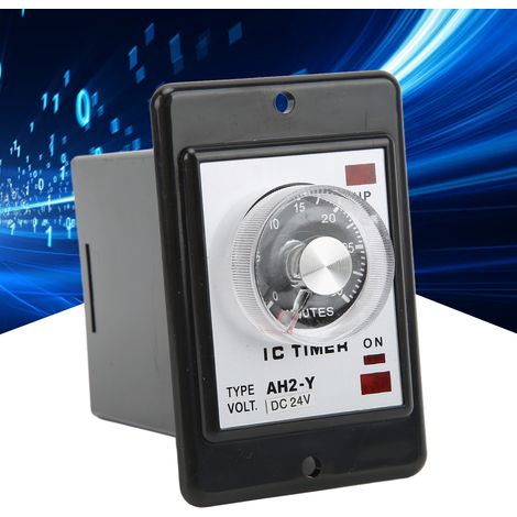 JYIO/匠意源 AH2-Y 30M Miniatur-Zeigerzeitregler, Zeitverzögerungsrelais, 8 Pins, 24 V DC (1/5)